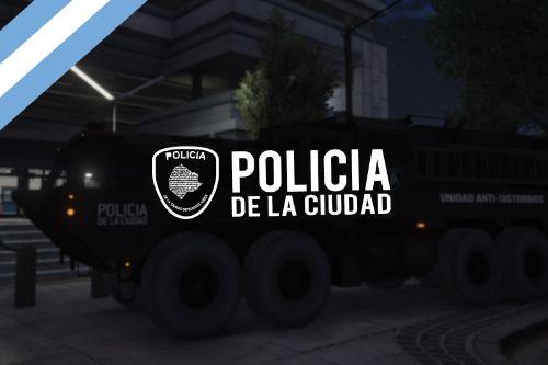 Camion Antidisturbios Manguera Policia de la Ciudad [Add-On | FiveM] - Buenos Aires, Argentina